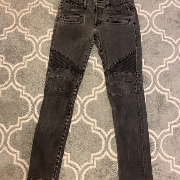 Hudson Black Jeans 32 Men’s Skinny Biker Denim - Picture 2 of 7